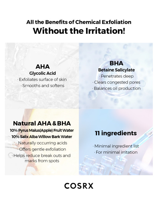 COSRX - AHA/BHA Clarifying Treatment Toner 150ml COSRX - AHA/BHA Clarifying Treatment Toner 150ml