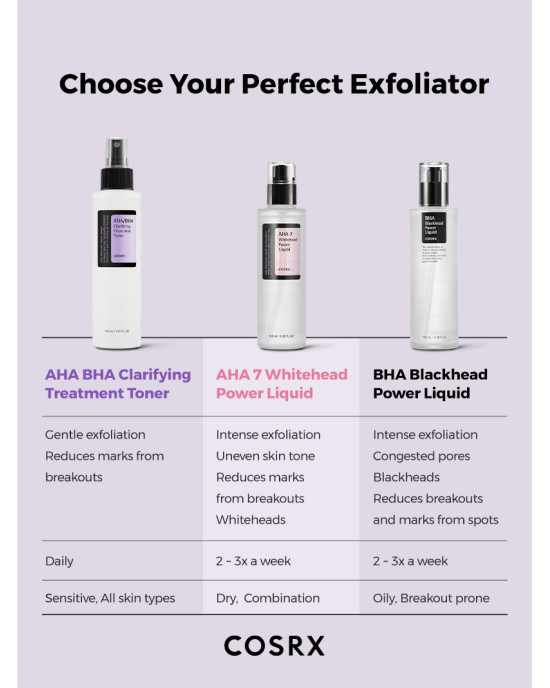 COSRX - AHA/BHA Clarifying Treatment Toner 150ml COSRX - AHA/BHA Clarifying Treatment Toner 150ml