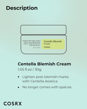 COSRX - Centella Blemish cream - 30ml