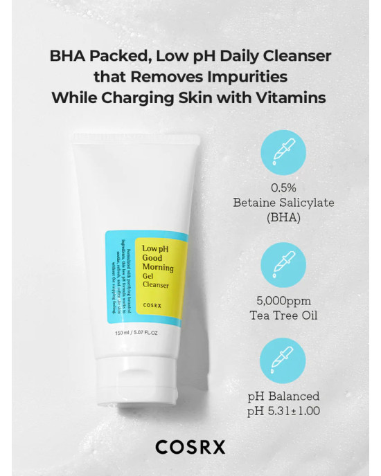 COSRX - Low pH Good Morning Gel Cleanser - 150ml