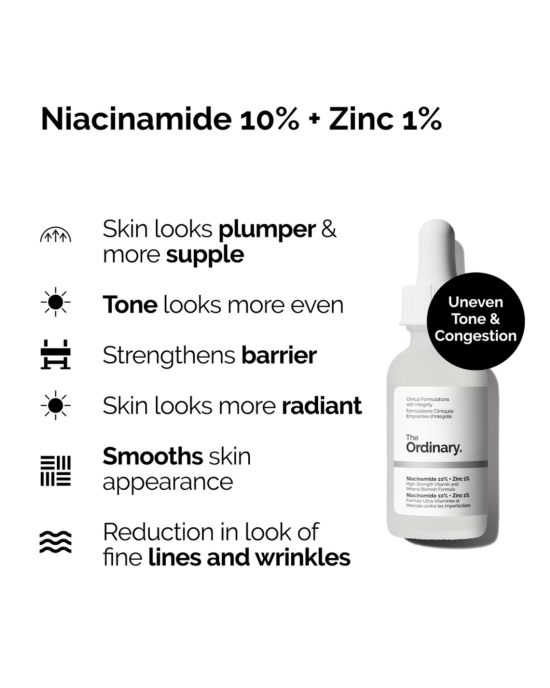The Ordinary - The Skin Support Set Niacinamide + Hyaluronic - 30ml